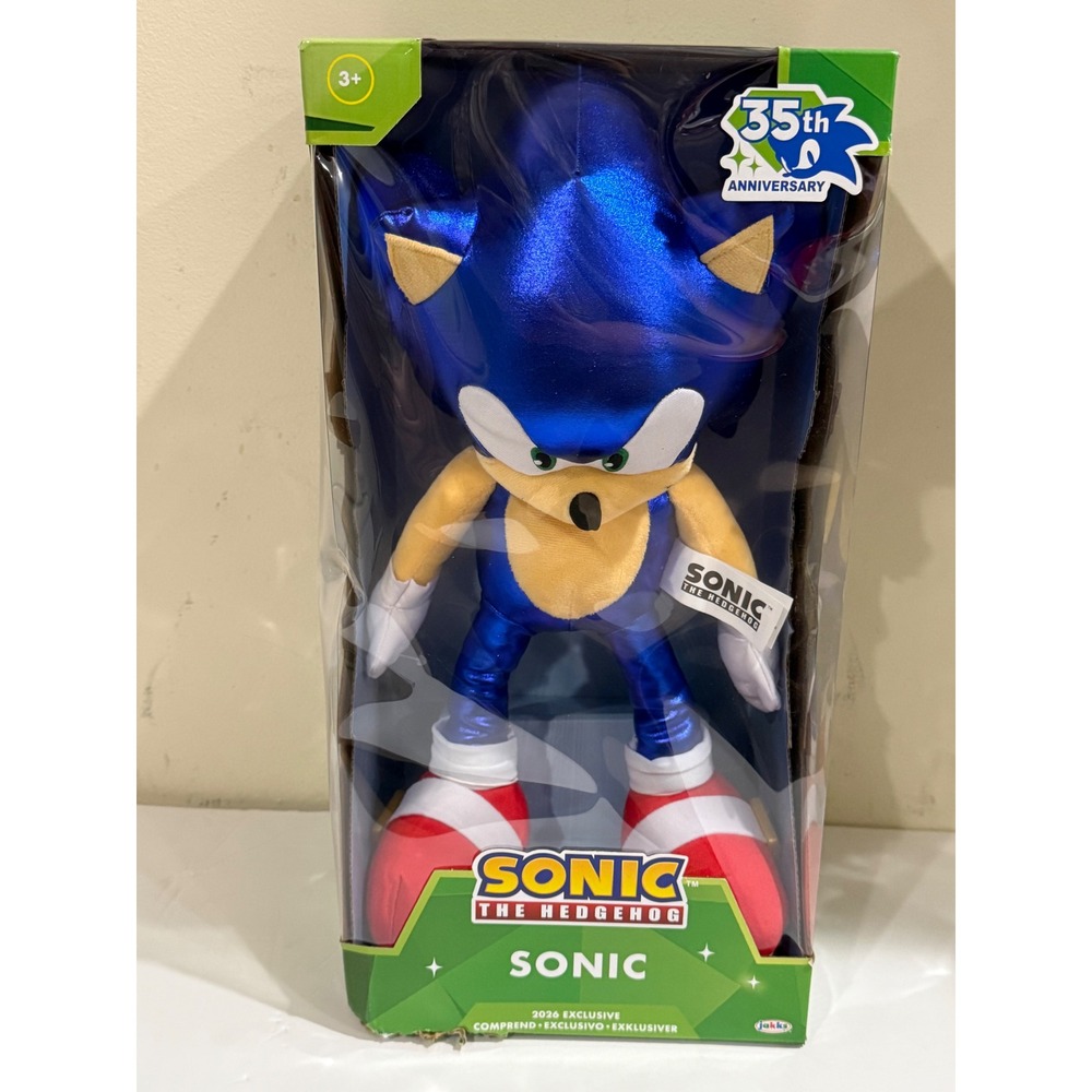 Sonic the Hedgehog 2026 Exclusive 35th Anniversary 14inch ❌BOX DAM❌